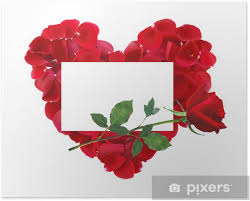 Beautiful heart with flowers images. Beautiful Heart Of Red Rose Petals Red Rose Flower And Greeting Poster Pixers We Live To Change