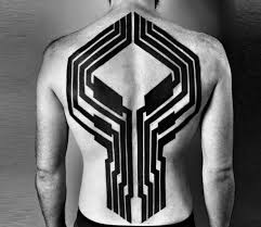 Created by the worlds best tattoo artists and designers. Op Art Circuitry Tattoo By Ben Volt Post 27287 Tattoo Designs Men Tattoos Black White Tattoos