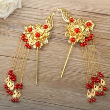 Kebanyakan barangan filigree memaparkan peralatan perhiasan diri yang menjadi kegemaran kaum wanita. Cina Tradisional Hiasan Kepala Klasik Bridal Jepit Rambut Aksesori Perhiasan Emas Phoenix Langkah Goyang Jewelry Key Accessories Watchaccessories Tree Aliexpress