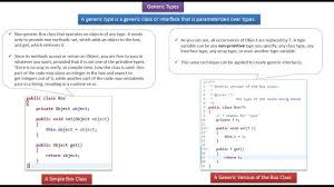 Java Tutorial Generics In Java Java Generics Generic Types Java Tutorial Java Programming Tutorials Tutorial