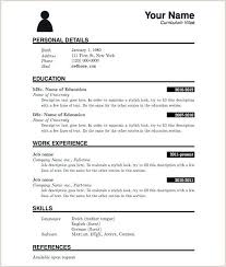 Resume Format For Bank Job Fresher Pdf Simple Resume Format Resume Pdf Downloadable Resume Template