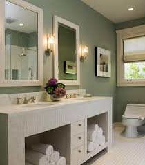 Pin By Alicia Lock On Home Life Green Bathroom Bathroom Wall Colors Contemporary Green Bathrooms