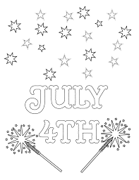 These spring coloring pages are sure to get the kids in the mood for warmer weather. Free Printable Fourth Of July Coloring Pages 4 Designs