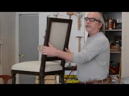 If you are not going to make piping (to cover the edges around the arm) you really need to it was well worth the pain of learning how to reupholster a chair to see our entire dining room and these wingback dining chairs in this past january's issue of. How To Upholster Outside Back Of A Dining Room Chair Part 1 Youtube