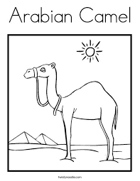The set includes facts about parachutes, the statue of liberty, and more. Arabian Camel Coloring Page Twisty Noodle