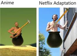 Le garçon de cette époque. Anima Vs Netflix Adaptation Meme Memezila Com