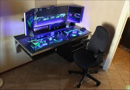 Since the desktop is long, it accommodates two pcs. The Desk We All Dream Of Battlestationdesks