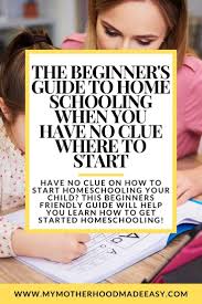 As you get started, it's ok to experiment with the type of schedule and curriculum you use for homeschooling your family to make sure you find the right fit. The Beginners Guide To Homeschooling My Motherhood Made Easy