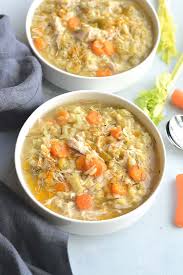 This instant pot chicken and rice soup and is full of so much flavor, can be prepped and made in under 30 minutes and is super thick and they are both delicious, but if you are looking for something heartier and more filling, i would try out this instant pot chicken and rice soup instead. Instant Pot Turmeric Chicken Rice Soup Gf Low Cal Skinny Fitalicious