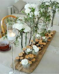 Tischdeko Natur Dekoration Tischdekoration Blumenarrangements