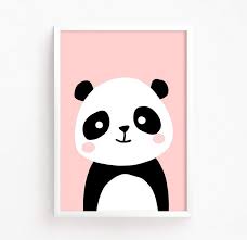 Sale 50 Off Baby Panda Bear Poster Nursery Art Nursery Etsy Woodland Animal Wall Art Baby Art Panda Art