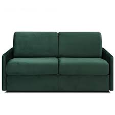 Ce lit capitonné reste fidèle à l'esprit chesterfield avec une bonne dose de chic et de confort. Canape Convertible Rapido Sun Limited 140 Cm Matelas 14 Cm Velours Vert Vert 20100884651