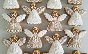 Sweet Christmas Angels Cookies Angel Cookies Christmas Cookies Cookie Decorating