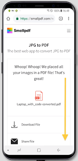 First, you choose any jpg files on your android phone, select a preset pdf page size or enter page. Jpg To Pdf Converter For Android Smallpdf