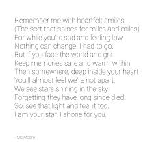 Funeral Poem Funeral Poems Poems About Stars Poems