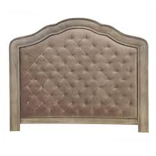De confortables lits en bois avec ou sans tête de lit. Tete De Lit Capitonnee En Velours Taupe L 140 Cm Domitille