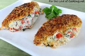 Preheat the oven to 400°f. Panko Crusted Chicken Stuffed With Ricotta Spinach Tomatoes And Basil For The Love Of Cooking
