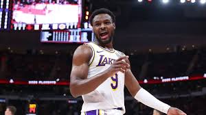 Bronny James Leads Lakers Warmups Before Playoff Game Against Thunder