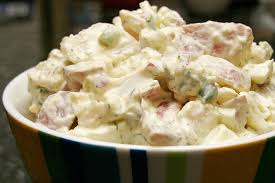 Creamy sour cream chive potato saladlittle spice jar. Red Potato Salad With Sour Cream And Dill Recipe