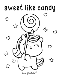 Keep a cat and pumpkin company on a magical night. The Best Unicorn Coloring Pages For Kids Adults World Of Printables