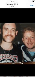 Me backstage @ Edinburgh Playhouse, Rock n Roll tour 1987/8. Lemmy gave me  a can of special brew as well 🍺 Great memories. Met the rest of the band  as well, Wurzel,