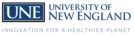 Logo University of New England (UNE)