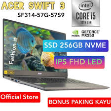 Eshell | intel core i7 1165g7 четырехъядерный 2.8ггц | 16gb, lpddr4 sdram | 1tb ssd | nvidia geforce mx350 2048мб | 13.5 qhd (2256x1504). Laptop Acer Swift 3 Sf314 57g 14 Fhd Ips Intel Core I5 1035g1 4gb 256gb Ssd Windows 10 Shopee Indonesia