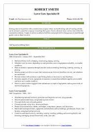 If you need the service on a biweekly basis, expect to incur an average of $140 a month. Lawn Care Specialist Resume Samples Qwikresume