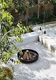 Designed By Acre Munro Street Www Acre Com Au Photo By Derek Swalwell Construction By Powda Fire Bowl Shown In Outdoor Fire Backyard Fire Outdoor Fire Pit