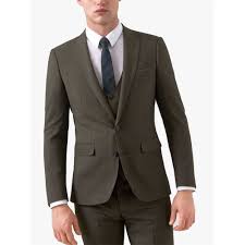 Slim Fit Wool Suit 42