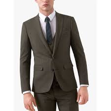 slim fit wool suit 42