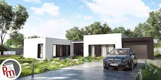 Comment construire une maison etape 1 : Harmonie Maison Moderne A Toit Plat Et Plan En L
