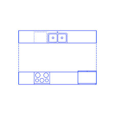 If your kitchen is less than 13 feet wide, we don't recommend adding an island at all. U Shape Kitchen Dimensions Drawings Dimensions Com