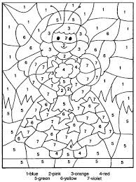 Printable Color By Number Multiplication Fairy Coloring Pages Christmas Coloring Pages Coloring Books