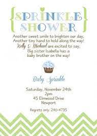 Sprinkle Baby Shower Invitation With Chocolate Cupcake And Sprinkles In Co Baby Shower Invitation Wording Baby Boy Sprinkle Baby Shower Invitation Wording Girl