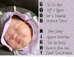 Good Night Wishes And Quotes With Sweet Little Baby Girl Nice Wishes