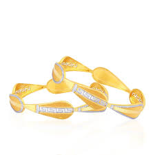 Buy Malabar Gold Bangle Set Bamgdz00018 Online With 22 Kt Gold Purity Which Is 916 Bis Hallmark Gold Certifi Gold Bangle Set Bangle Set Handmade Gold Jewellery