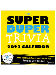 Read on for some hilarious trivia questions that will make your brain and your funny bone work overtime. Tf Publishing Arts And Entertainment Monthly Wall Calendar 12 X 12 Super Duper Trivia January To December 2022 Office Depot