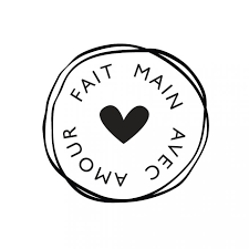 Je vous propose mes créations fais main. Stempel Fait Main Avec Amour 3cm O Rayher