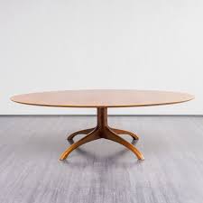 How to style your coffee table so much more than a surface for mugs and tv remotes, a coffee table offers all sorts of potential to brighten up your lounge. Midcentury Elliptical Shaped Coffee Table In Walnut 1960s 105668