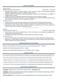 Resume summary samples and professional resume objectives. 3 Teacher Cv Examples With Cv Writing Guide For Teachers Cv Nation