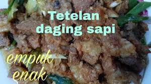 • kali saya mencoba bakso daging sapi dengan tambahan tetelan sapi rasanya enak dan gurih membuat ketagihan semoga tayangan ini kalian menyukainya #baksosapi. Resep Oseng Tetelan Daging Sapi Daging Sapi Empuk Youtube
