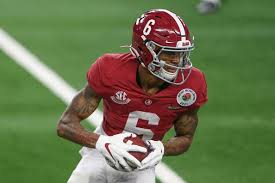 Alabama senior wide receiver devonta smith set an sec record with his 32nd and 33rd career touchdown receptions on saturday, passing former crimson tide great amari cooper and former florida star chris doering. Devonta Smith Heisman Winner