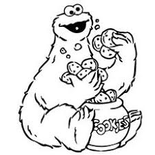 You may want to keep a plate of cookies ready these cookie monster coloring sheets will be quite fun for your kid to color because he or she may be a big fan of the muppets, especially. Top 25 Free Printable Cookie Monster Coloring Pages Online Monster Coloring Pages Sesame Street Coloring Pages Monster Cookies