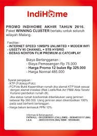 Paket pasang indihome phonix study 20 mbps fup. Marketing Telkom Indihome Malang 2016