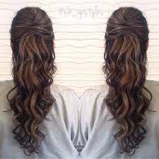 Half Up Half Down Prom Hairstyle Hair Styles Long Hair Styles Homecoming Hairstyles