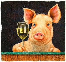 Will Bullas Signed Art Print Pigot Grigio Art Humor Etsy In 2021 Pig Painting Pig Art Cute Pigs