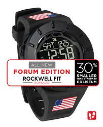 NEW IN BOX MENS Rockwell COLISEUM FORUM FIT Wrist Watch BETSY ROSS FLAG  BLACK | EBay