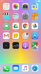 How To Get Circular Folders On Your Iphone S Home Screen Homescreen Iphone Screen Iphone