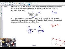 Apart from the word problems given above, if you need more word problems on ratio and proportion, please click the following links. 2 14 18 A7 7 2 2 Finding Missing Info In Proportional Relationships Youtube